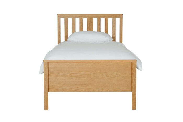 Renata 3' Bed - low footboard - Oak - Image 2