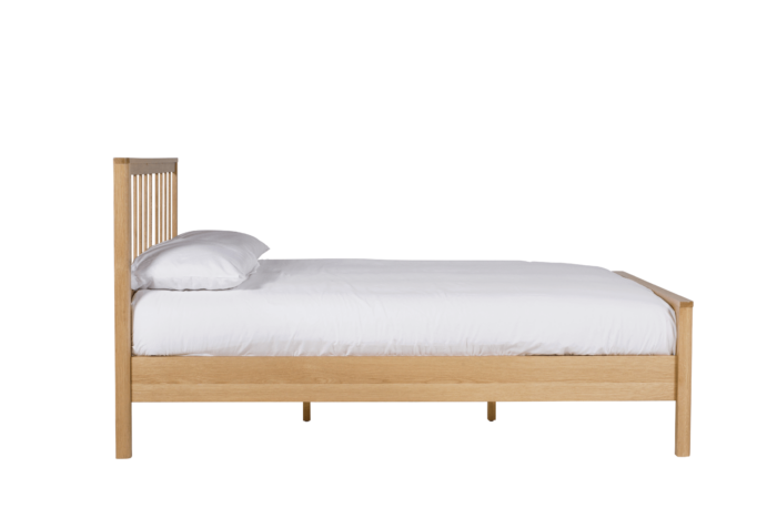 Renata 5ft Bedframe - Low Footboard - Oak - Image 2