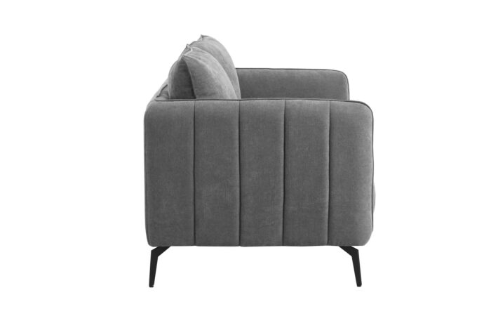 Vera 2 Seater Sofa - Grey C5 - Image 2