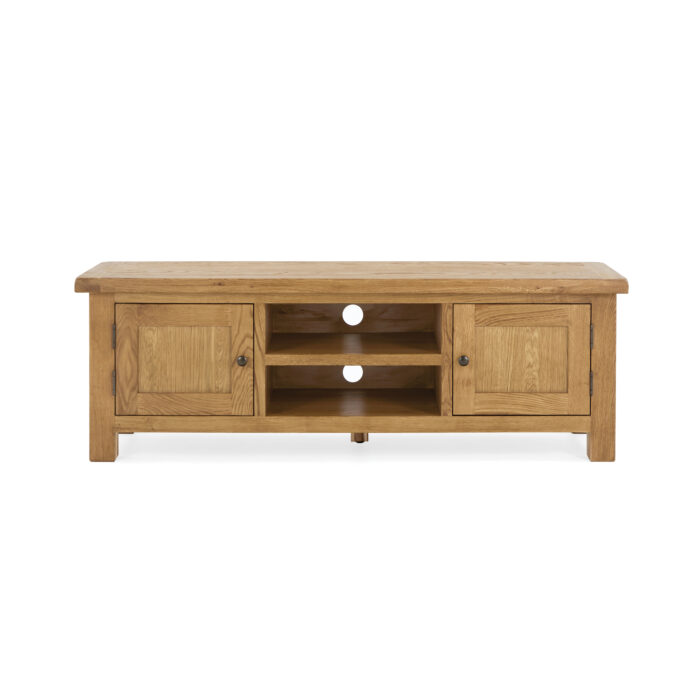 Salisbury Extra Large Oak TV Unit - Image 2
