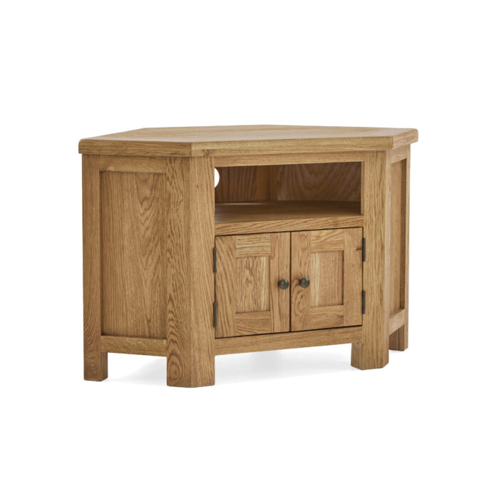 Salisbury Oak Corner TV Unit - Image 2