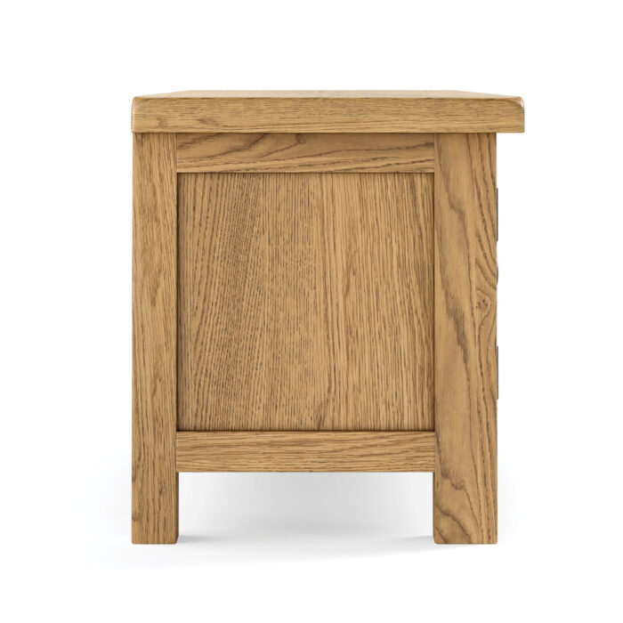 Salisbury Large Low Line Oak TV Unit - Image 2