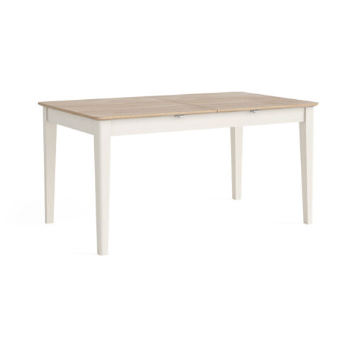 rectangular oak dining table.